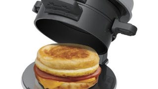 Hamilton Beach Breakfast Sandwich Maker, Silver (25475A)...