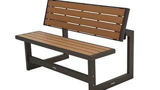 LIFETIME 60054 Convertible Bench / Table, Faux Wood...