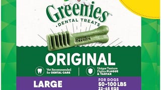 Greenies Original Large Natural Dental Care Dog Treats,...