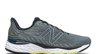 New Balance Men's Fresh Foam 880v11, Grey/Yellow, 8.5...