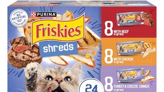 Purina Friskies Gravy Wet Cat Food Variety Pack, Shreds...