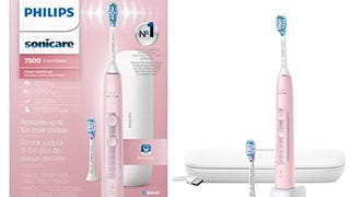 Philips Sonicare ExpertClean 7500 Pink, Rechargeable Electric...