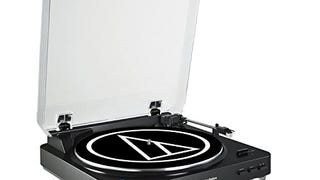 Audio Technica AT-LP60BK-BT Fully Automatic Bluetooth Wireless...