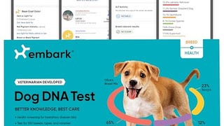 Embark Breed & Health Kit - Dog DNA Test - Discover Breed,...