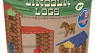 Lincoln Logs Centennial Edition Tin Amazon Exclusive-150+...