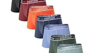 Separatec Men's Cotton Stretch Underwear 7 Pack Colorful...