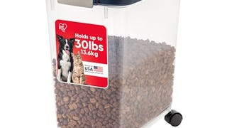 IRIS USA Airtight Dog Food Storage Container, Up to 30...