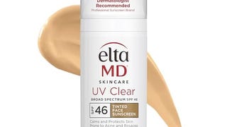 EltaMD UV Clear Tinted Face Sunscreen, SPF 46 Tinted Sunscreen...