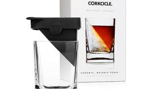 Corkcicle Premium Whiskey Wedge Old Fashioned Glass with...