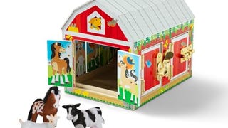 Melissa & Doug Latches Barn Toy Sensory Activity, Doors...