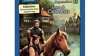 Carcassonne Inns & Cathedrals Expansion - Tile-Laying Medieval...