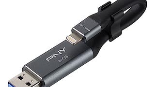 PNY 64GB DUO LINK iOS USB 3.0 OTG Flash Drive for iPhone...