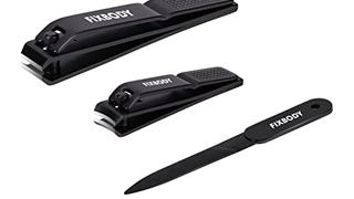 FIXBODY Nail Clipper Set, Ultra Sharp Fingernail Clipper...