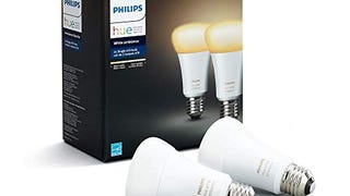 Philips Hue 2-Pack White Ambiance 60W Equivalent Dimmable...