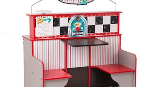 Melissa & Doug Double-Sided Wooden Star Diner Restaurant...