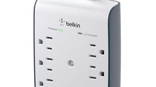 Belkin 6-Outlet Wall Surge Protector w/ 2 USB-A Ports, Wall-...