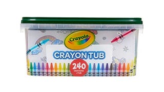 Crayola Crayon Tub - 120 Colors (240ct), Bulk Crayon Set...