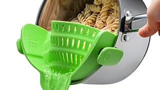 Kitchen Gizmo Snap N' Strain - Collapsible Colander - Clip-...