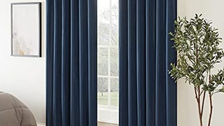 Eclipse Fresno Modern Blackout Thermal Rod Pocket Window...