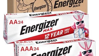 Energizer AA Batteries and AAA Batteries, 24 Max Double...