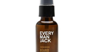 Every Man Jack Sandalwood Scent Hydrating Beard Oil, Paraben...