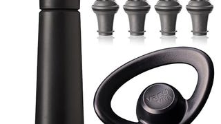 Vacu Vin Wine Saver Concerto - Black - 1 Pump 4 Stoppers...