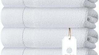 Luxury White Hand Towels - Soft 100% Turkish Cotton | Highly...