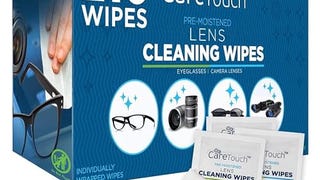 Care Touch Lens Wipes for Eyeglasses - 210 Individually...
