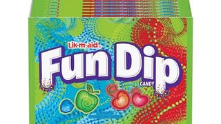 Wonka Fun Dip, Assorted Flavor Party Pack, 0.43 Ounce Packets...