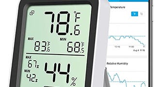 Govee Hygrometer Thermometer H5075, Bluetooth Indoor Room...