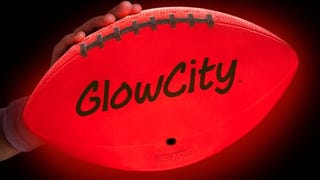 GlowCity Glow in The Dark Football - Light Up LED Ball...