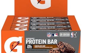 Gatorade Whey Protein Recover Bars, Chocolate Chip, 2.8...