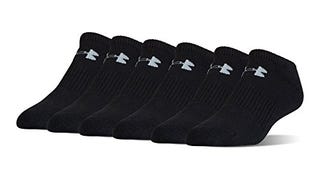 Under Armour Unisex-Adult Cotton No Show Socks, Multipairs,...