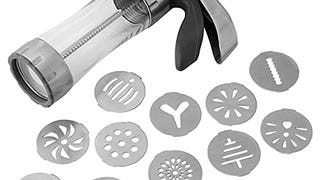 Wilton Preferred Press Cookie Press Set with 12 Shapes...