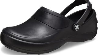 Crocs Women's Mercy Clog | Slip Resistant Work Shoes, Black/...