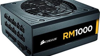 Corsair RM Series, RM1000, 1000W, 80+ Gold Certified Power...