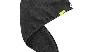 Aquis Original Microfiber Hair Turban, Black