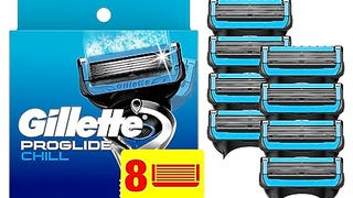 Gillette ProGlide Chill Razor Refills for Men, 8 Blade...