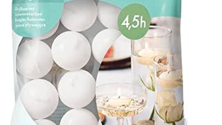 Bolsius White Floating Candles 1.75 Inch – 20 Pack Candle...