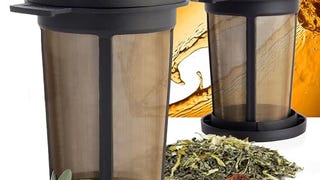 Finum Reusable Stainless Steel Coffee and Tea Infusing...