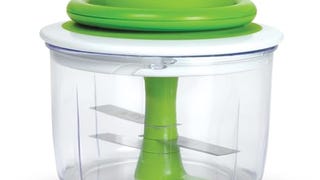 Chef'n VeggiChop Hand-Powered Food Chopper (Arugula), 5....