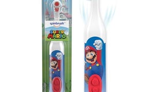 Spinbrush Super Mario Kid’s Electric Battery Toothbrush,...