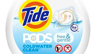 Tide PODS Free & Gentle Laundry Detergent Soap Pacs, 57...