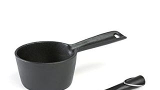 Charcoal Companion CC5099 Cast Iron Sauce Pan with Silicone...