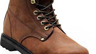 EVER BOOTS Tank Men's Soft Toe Oil Full Grain Leather Work...