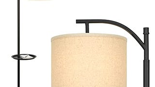 Kira Home York 63" Minimalist Tray LED Floor Lamp (7W LED,...