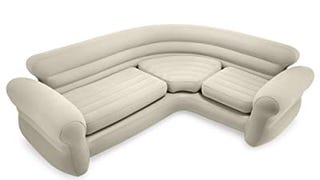 Intex 68575EP Inflatable Corner Sofa: L-Shaped – Indoor...