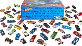 Hot Wheels Toy Trucks & Cars, 50-Pack, Set of 50 1:64 Scale...