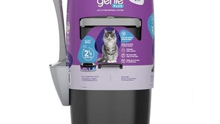 Litter Genie Plus Pail (Black) | Cat Litter Box Waste Disposal...