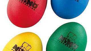 Meinl NINO Plastic Egg Shaker Assortment of 4